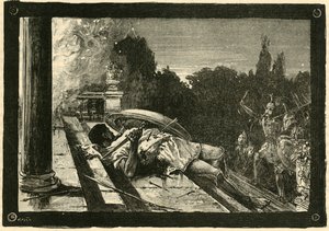 Muerte de Alcibíades, 1890 de Unbekannt