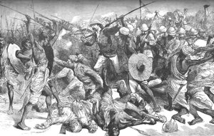 Muerte del Coronel Burnaby, c. 1885 de Unbekannt