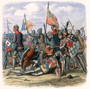 Muerte de Henry Percy Harry Hotspur en la batalla de Shrewsbury, 21 de julio de 1403
