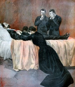 Muerte de Marie François Sadi Carnot, Presidente de la Tercera República Francesa, 1894 de Unbekannt