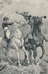 Muerte del Príncipe Luis en Saalfeld, 1806, 1896 de Unbekannt