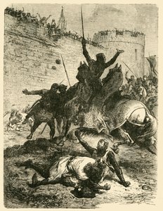 Muerte de Simón de Montfort, 1218, 1890 de Unbekannt