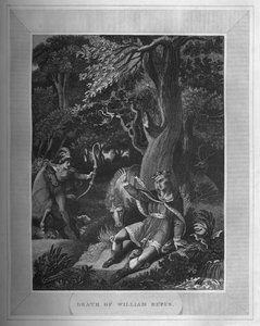 Muerte de Guillermo Rufus, 1838 de Unbekannt