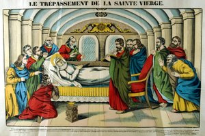 Muerte de la Virgen María, siglo XIX de Unbekannt