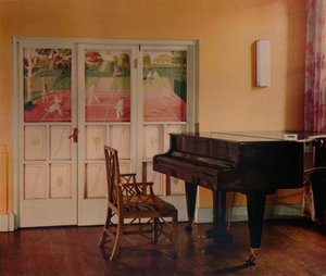 Decoración de Eric Ravilious en el apartamento de Sir Geoffrey Fry, Portman Square, Londres, 1933
