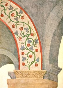 Decoración en la iglesia de San Juan Bautista, Grandson, Vaud, Suiza, 1928 de Unbekannt