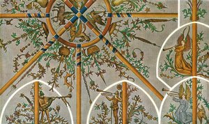 Decoración en la Iglesia de Stedum, Groningen, Países Bajos, 1928 de Unbekannt