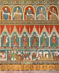Decoración en la Iglesia Vieja de Stora Råda, Västra Götaland, Suecia, 1928 de Unbekannt