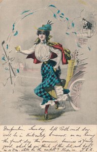 Golfista femenina decorativa 1, c1904 de Unbekannt