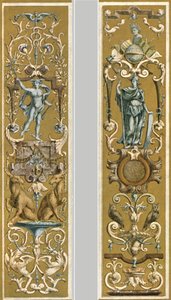 Pintura decorativa en el Louvre, París, Francia de Unbekannt