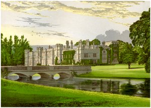 Parque Deene, Northamptonshire, hogar de la condesa de Cardigan, c1880 de Unbekannt