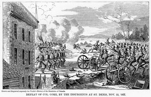 Derrota del Coronel Gore por los insurgentes en St Denis, 22 de noviembre de 1837, 1877 de Unbekannt