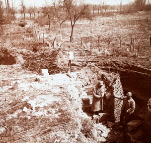Defensas, Craonne, norte de Francia, c1914-c1918 de Unbekannt
