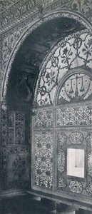 Delhi. La balanza de la justicia Pantalla de mármol tallado a través de la cual se recibían peticiones, c1910 de Unbekannt