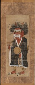 Demonio entonando el nombre de Buda Oni no nenbutsu de Unbekannt