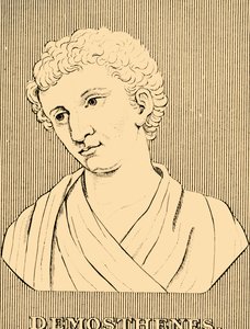 Demóstenes, 384-322 a.C., 1830