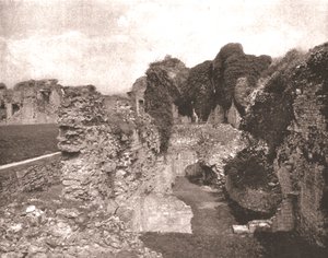 Castillo de Denbigh, Denbighshire, Gales, 1894 de Unbekannt