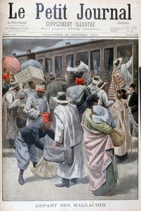 Salida de los Malgaches, Exposición Universal de 1900, París, 1900