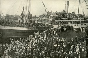 Partida del contingente victoriano B.C., c. 1914, 1919 de Unbekannt