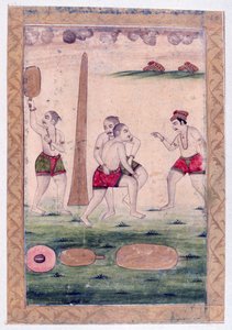Desakha Ragini, Álbum Ragamala, Escuela de Rajasthan, siglo XIX