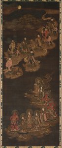 Descenso de los Nueve Luminares y las Siete Estrellas en Kasuga, 1300s