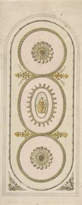 Diseño para un panel, 1748-92 de Unbekannt