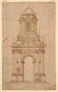 Diseño para un tabernáculo de Unbekannt