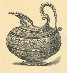 Diseño para una jarra, 1881 de Unbekannt