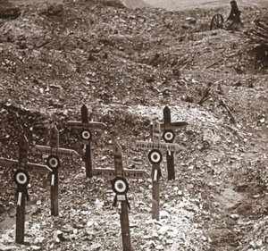 Batería destruida, Fuerte Vaux, norte de Francia, c. 1914-c. 1918