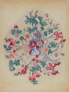 (detalle) de Colcha Apliqué de Unbekannt