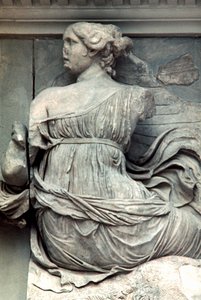 Detalle del Gran Friso del Altar de Pérgamo, 180-159 a.C.