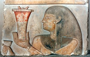 Detalle de un bajorrelieve de El-Bahrain, Egipto, siglo XXII-XX a.C. de Unbekannt