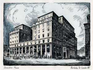 Casa Devonshire, Berkeley Street, Londres, c1910-1929