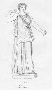 Diana, c. 1850 de Unbekannt