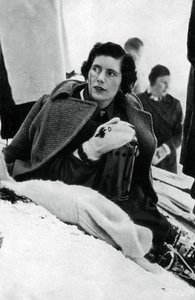 Diana Gordon Lennox, esquiadora canadiense, Juegos Olímpicos de Invierno, Garmisch-Partenkirchen, Alemania, 1936