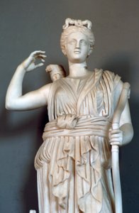 Diana (detalle), diosa de la caza, Museo Vaticano