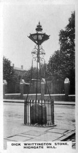 Piedra de Dick Whittington, Highgate Hill, Londres