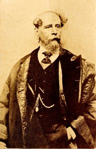 Carte de visite de Dickens de Unbekannt