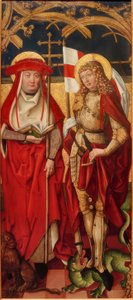 Los santos Jerónimo y Jorge de Unbekannt