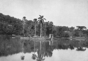 Die Insel im See von Kandy, 1926