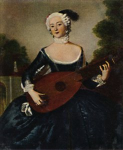 Die Lieblingsschwester Friedr. D. Gr. 1709-1758. - Pintura de Pesne, 1934 de Unbekannt