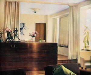 Alcoba comedor en la sala de estar en Sun House, Hampstead, Londres, 1937 de Unbekannt