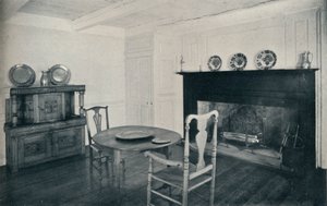 Comedor, circa 1800, de la Casa Shenk, Long Island, 1930 de Unbekannt