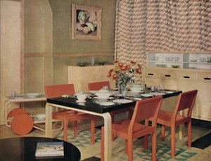 Comedor con muebles finlandeses de Unbekannt