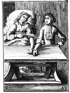 Transfusión de sangre directa de persona a persona realizada en la muñeca, 1679