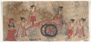 Disputas en un carro, 1650-60 de Unbekannt