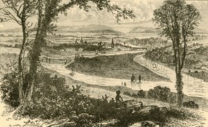 Vista distante de Perth, 1898