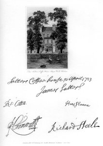 Café Don Salteros, Cheyne Walk, Chelsea, 1723, 1840 de Unbekannt