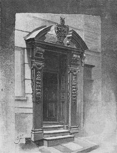Puerta, Painter Stainers Hall, 1890 de Unbekannt