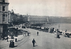 Douglas - Vista general del paseo marítimo, 1895 de Unbekannt